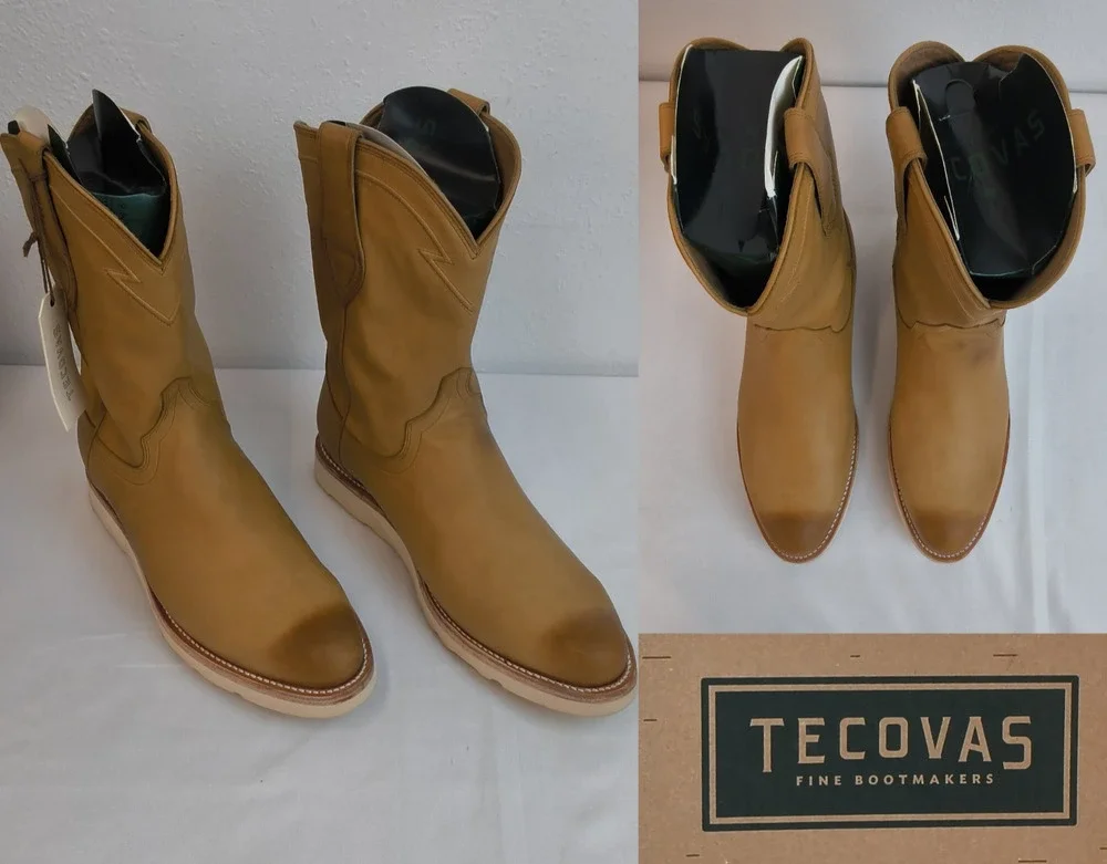 Tecovas The Knox Boots Men's 12.5D Beige Original Box #W5445